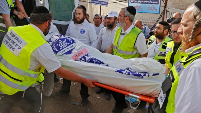 Al menos 44 personas fallecieron tras estampida humana en fiesta religiosa en Israel