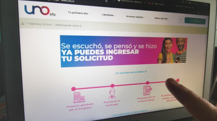 Tercer retiro: Instruyen que AFP UNO debe suspender recepción de solicitudes anticipadas