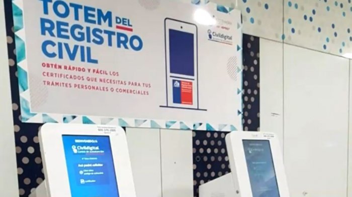 Estos son los trámites gratuitos que puedes solicitar en los tótem de autoatención del Registro Civil