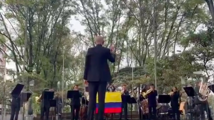 Colombia: Orquesta Filarmónica de Bogotá dio un concierto para solidarizar con manifestantes