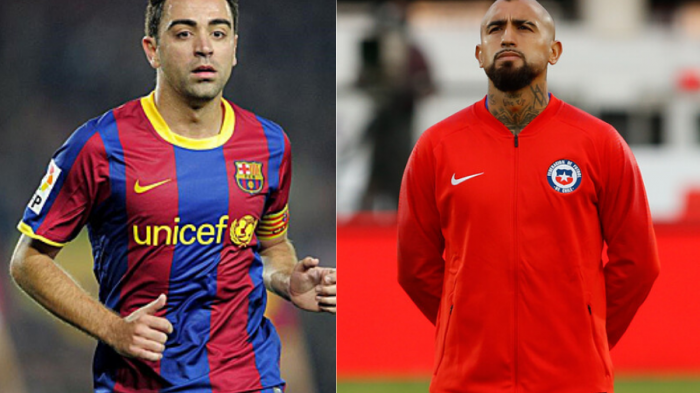 Xavi alabó a Vidal: “Es uno de los mejores centrocampistas de la década”