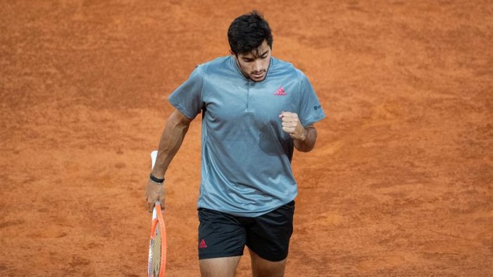 Garín debutó con triunfo sobre Harris y avanzó a segunda ronda en el Masters de Roma