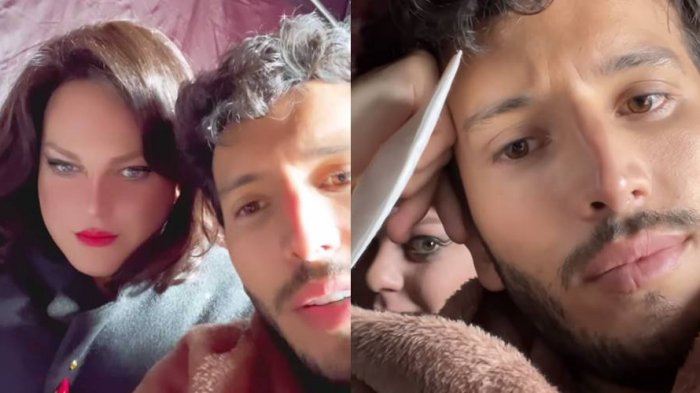 Sebastián Yatra revela video con Daniela Vega en medio de grabación de una serie: 