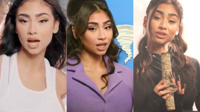 Un huracán se acerca en el video de 