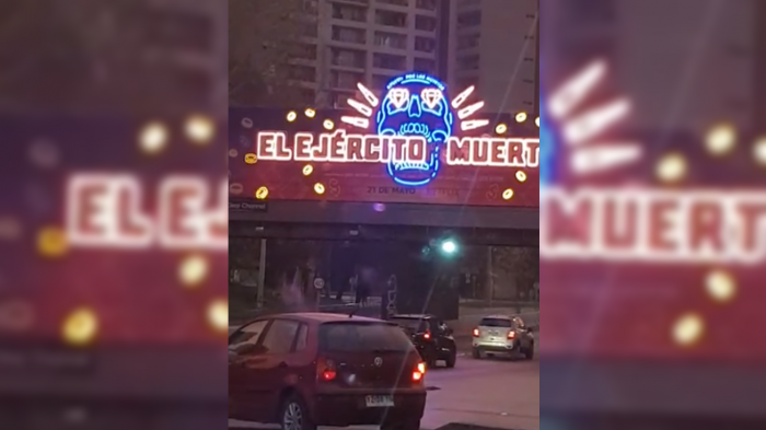 El insólito reclamo por letrero de la película 