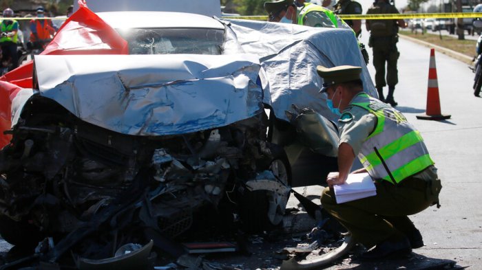 Accidentes por exceso de velocidad en cruces peligrosos de Santiago preocupan a vecinos