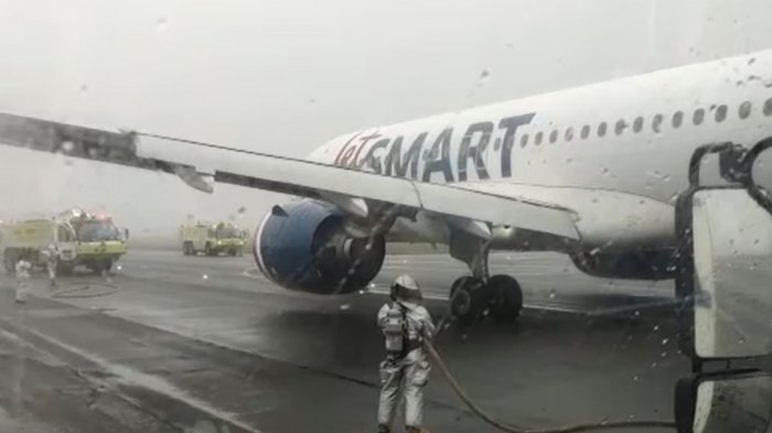 Talcahuano: Avión sufrió problema en motor tras despegar y debió regresar al aeródromo