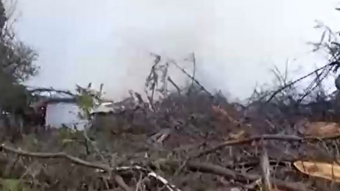 Presunta tromba marina y tormentas eléctricas generaron pánico y daños en Toltén