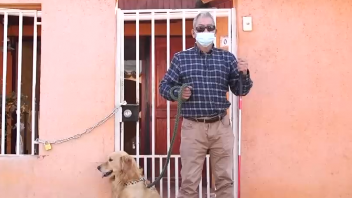 Adulto mayor no vidente perdió su casa en Rancagua luego que su hijo le pidiera dinero a prestamista informal