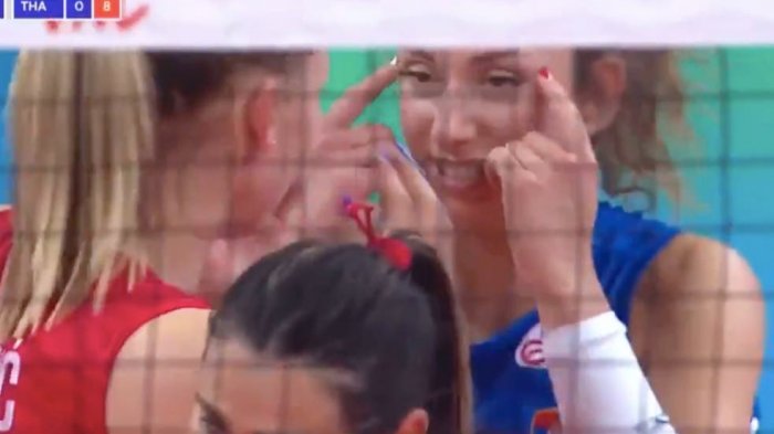 Indignación en el voleibol: Jugadora fue suspendida tras gesto racista en partido contra Tailandia