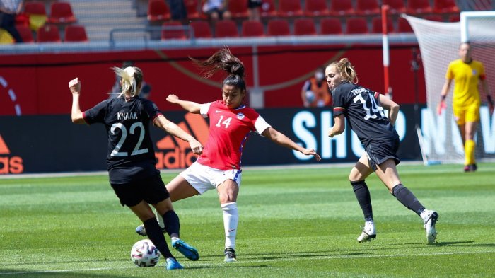 Valioso empate: La Roja femenina igualó sin goles ante Alemania en un apretado partido