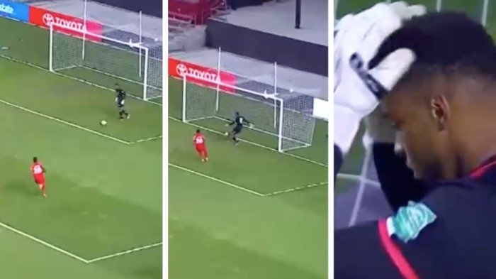Un blooper de aquellos: Portero de Haití protagonizó insólito gol en partido frente a Canadá