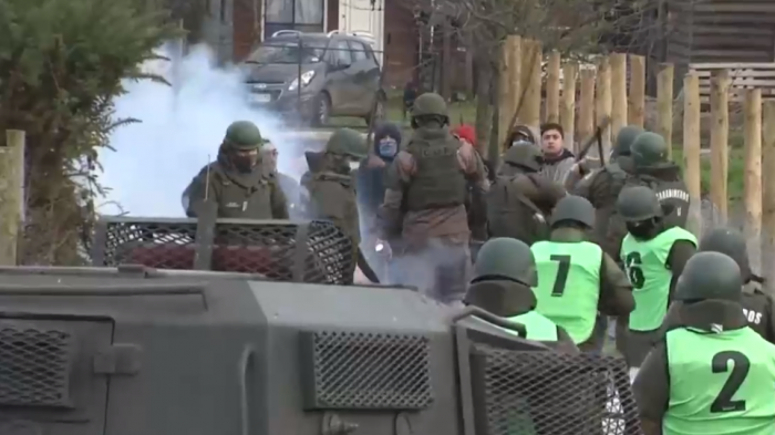 Caso cabo Nain: Reconstitución de escena fue suspendida tras incidentes