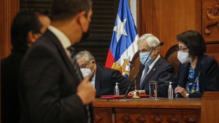 Piñera asistió a ceremonia de proclamación de los 155 convencionales del Tricel