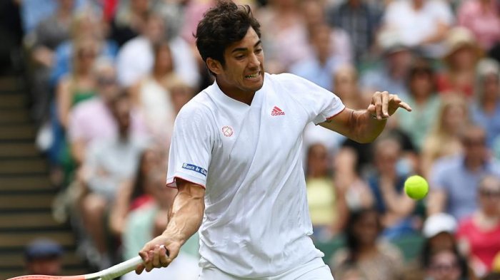 Garín no pudo ante un implacable Djokovic y quedó eliminado de Wimbledon