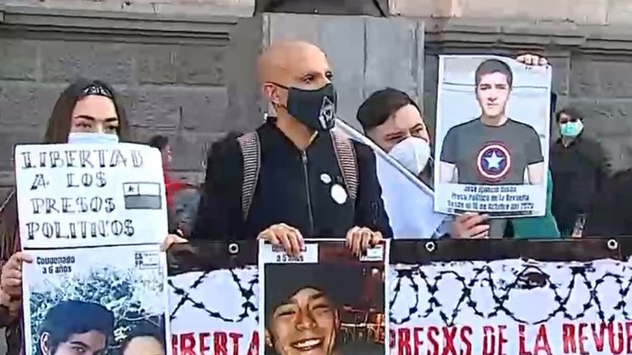 Constituyentes de la Lista del Pueblo participaron en manifestación por los detenidos durante el 18-O