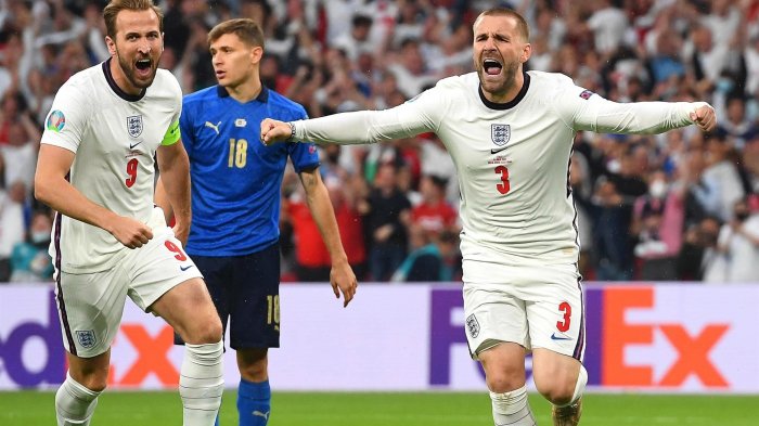 Luke Shaw pulverizó un histórico récord con su gol ante Italia en la Eurocopa
