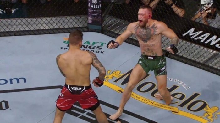 Conor McGregor sufrió una escalofriante lesión en combate de UFC ante Dustin Poirier