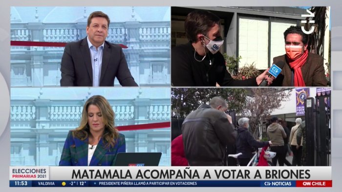 Elecciones primarias 2021: Chilevisión y CNN Chile se imponen en sintonía durante cobertura matinal