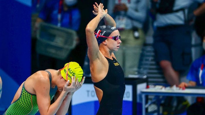 Köbrich fue sexta en los 1.500 metros libres e hizo historia en los Juegos Olímpicos