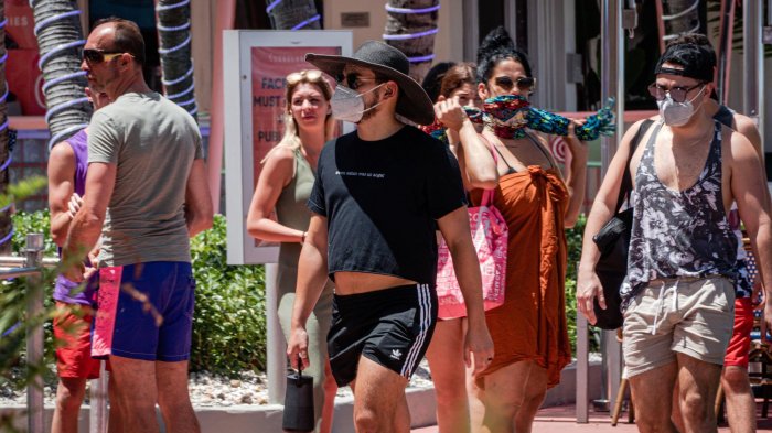 Alarmante repunte del COVID-19: Ciudadanos de Miami volverán a usar mascarillas