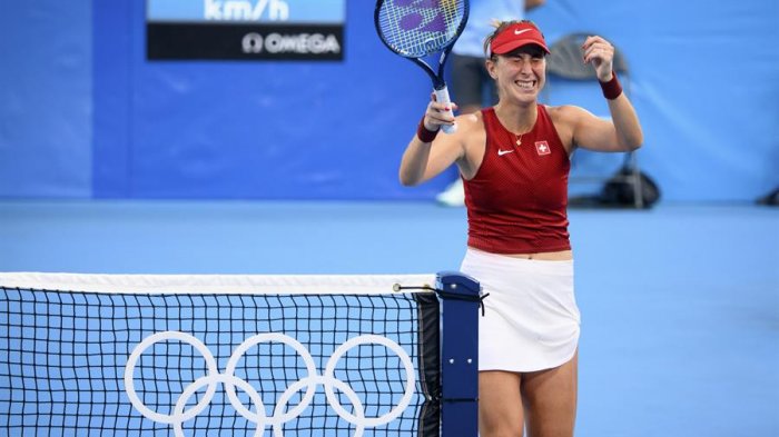 Va por la historia: Tenista suiza accedió a la final individual y de dobles en los Juegos Olímpicos