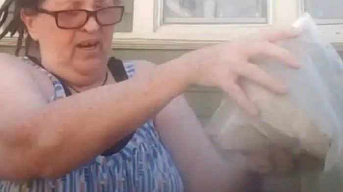 Mujer arrojó las cenizas de su esposo a la basura y explicó que nadie quiso quedarse con él: 