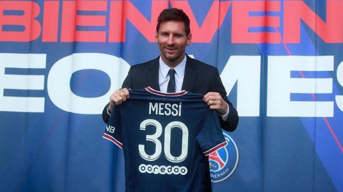 Messi tras ser presentado en el PSG: “Mi sueño es levantar otra Champions y creo que caí al lugar ideal”