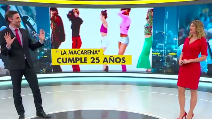 La pregunta de Daniel Matamala a Maca Pizarro que sacó risas por la recordada canción “La Macarena”