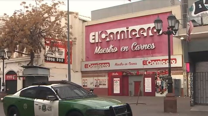 Cinco detenidos tras robo a carnicería de Santiago Centro: Ingresaron al local por medio de un forado