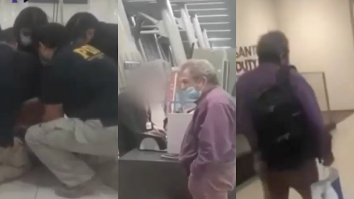 Negó estar ebrio y dijo que estaba intoxicado: Médico fue detenido en el aeropuerto tras insultar a trabajadores