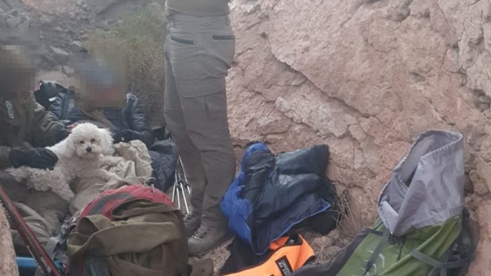 Una pareja y su perro se extraviaron en el desierto: Fueron encontrados 3 días después en Antofagasta