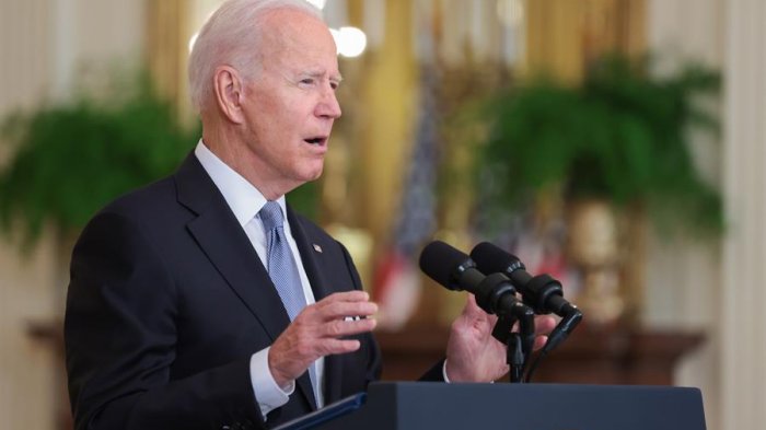 Joe Biden: “No me arrepiento de mi decisión de salir de Afganistán”