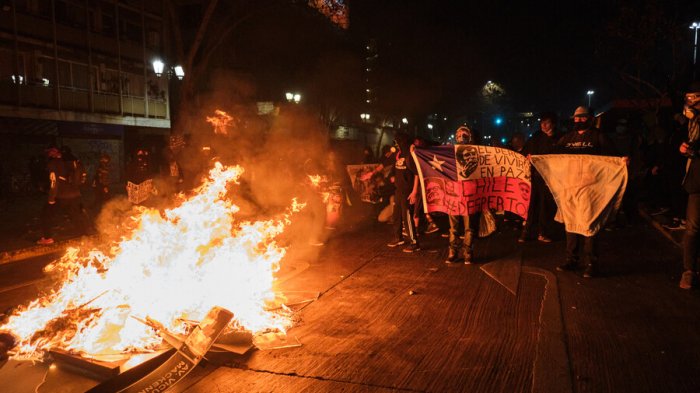 Ley antibarricadas: Carabineros cifró en 306 los detenidos desde la implementación de la normativa