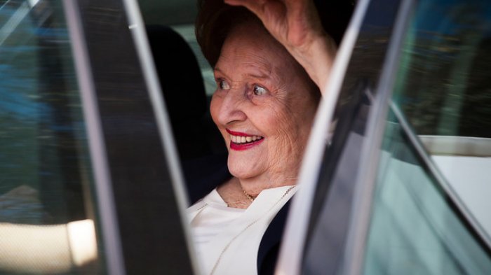 Lucía Hiriart ingresó nuevamente al Hospital Militar por complicaciones en su salud