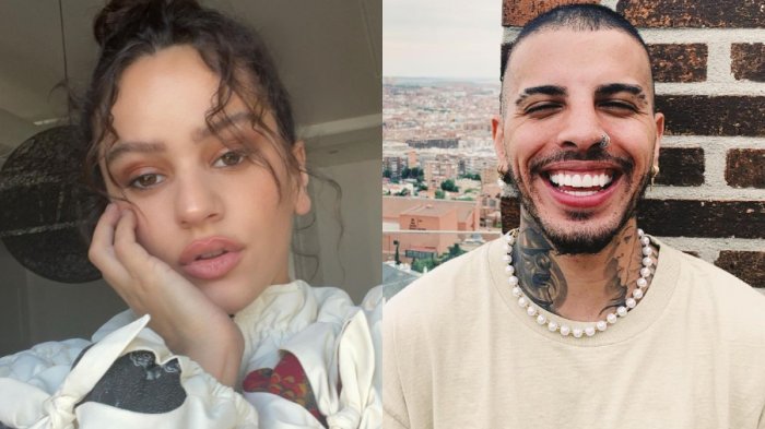 ¿Nuevo romance? Rosalía y Rauw Alejandro son captados de la mano al salir de un restaurant