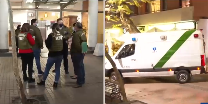 Carabinero se parapetó en Providencia por más de cuatro horas