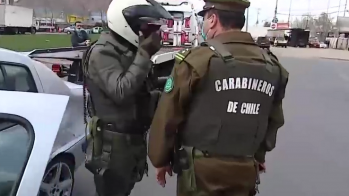 Carabinero resultó herido tras persecución en Renca: Sujetos asaltaron varios camiones