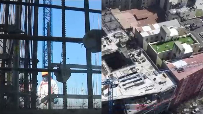 Chile a medias: Construyen muro a 10 centímetros de la ventana de un vecino del Parque Bustamante