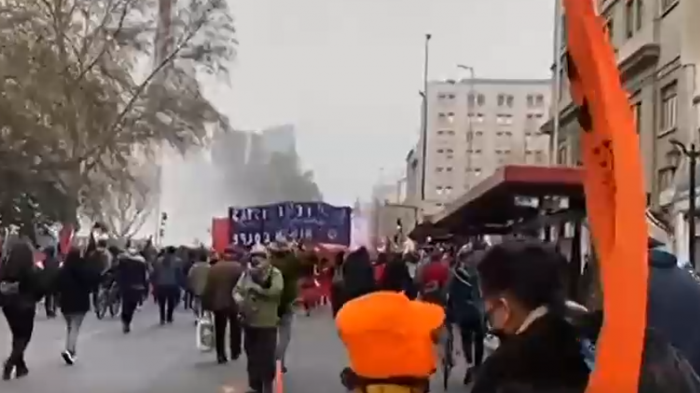 A 48 años del Golpe de Estado: Se registran incidentes en marcha rumbo al Cementerio General