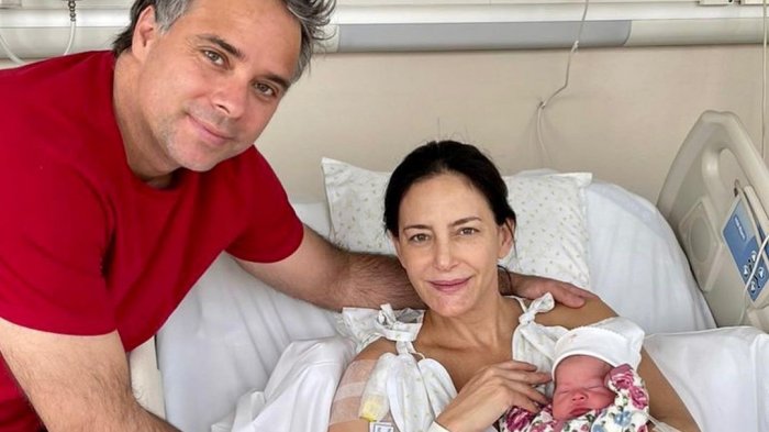 Fernando González y Luciana Aymar compartieron el nacimiento de Lupe, su segunda hija