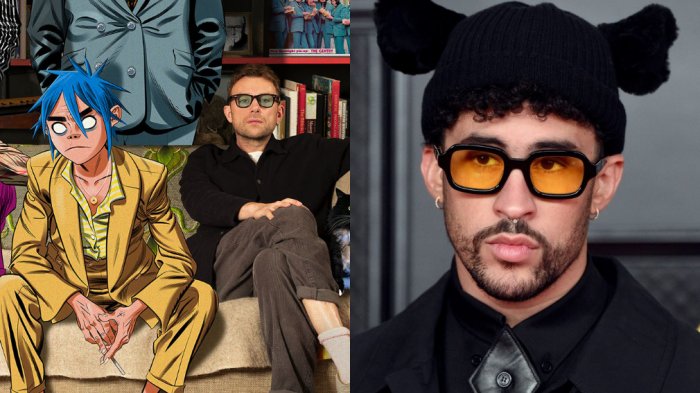 Damon Albarn confirma colaboración con Bad Bunny para nuevo disco de Gorillaz: 