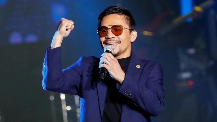 Manny Pacquiao anuncia su candidatura presidencial en Filipinas