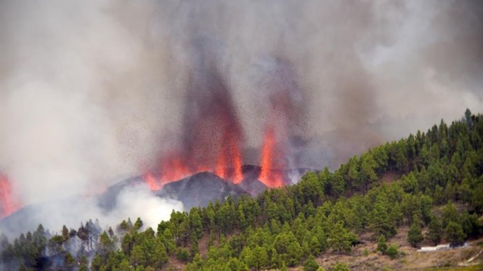 Volcán en isla española de La Palma erupcionó después de 50 años: Más de 2 mil personas han sido evacuadas