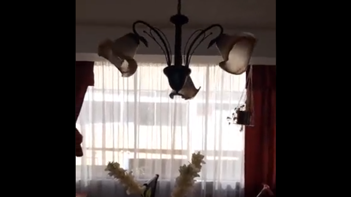 Los videos que dejó el fuerte sismo que se registró en el Ñuble y Biobío