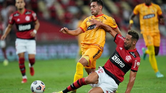 Con Isla en buen nivel: Flamengo derrotó a Barcelona y sacó ventaja en la semifinal de la Libertadores