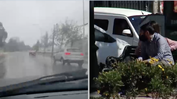 De récord de calor a llovizna: La temperatura cayó 23 grados en doce horas