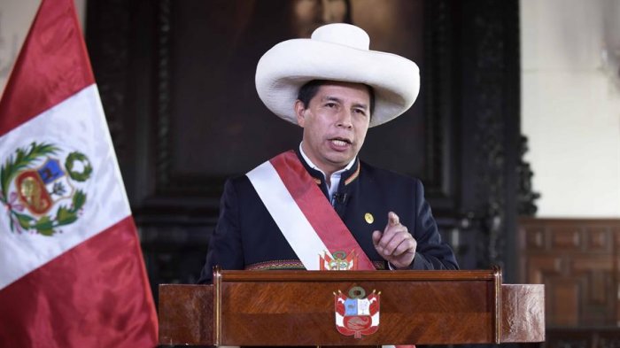 Presidente peruano Pedro Castillo comunica la renuncia de su Primer Ministro: Tendrá que cambiar a todo su gabinete