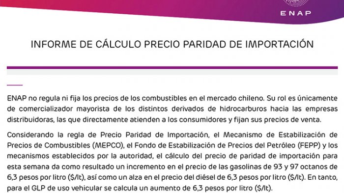 Nueva semana al alza: Precios de los combustibles subieron otra vez este jueves