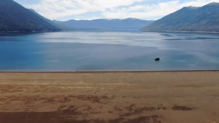 Crisis hídrica en el lago: Las causas del bajo nivel de agua en el Caburgua